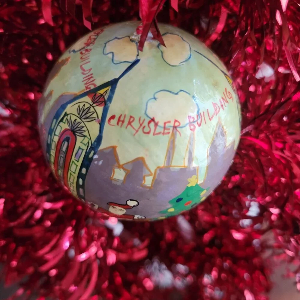 Bloomingdale's NYC Christmas Holiday Ornament Chrysler Building Vintage